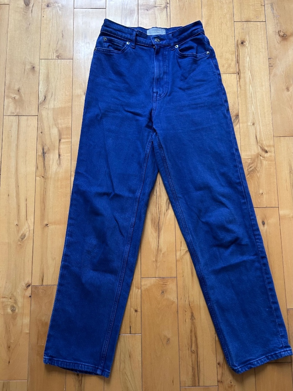 Everlane Way High Indigo Jeans Size 25 Tall